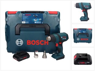 Профессиональный пистолет горячего воздуха Bosch GHG 18V-50 18В, с аккумулятором и без зарядного устройства цена и информация | Строительные фены | 220.lv