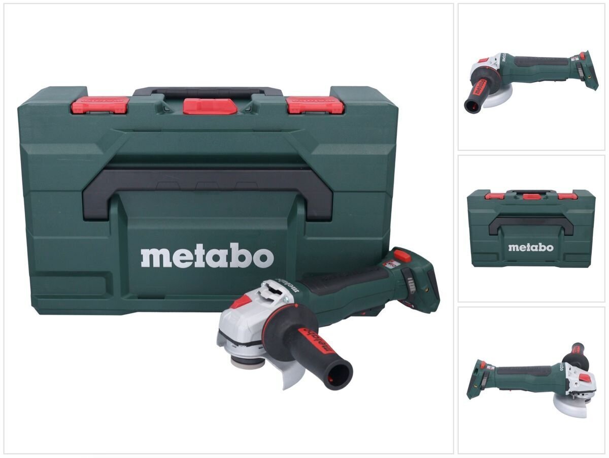 Аккумуляторная угловая шлифовальная машина Metabo WB 18 LT BL 11-125 18 В  125 мм без аккумулятора и зарядного устройства цена | 220.lv