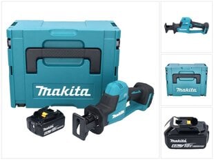 Аккумуляторная линейная пила Makita DJR 189 G1J 18 В с аккумулятором без зарядного устройства цена и информация | Пилы, циркулярные станки | 220.lv