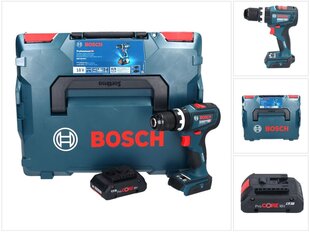 Bosch GSB 18V-90 C Akumulatora triecienurbjmašīna 18 V 64 Nm + 1x ProCORE akumulators 4,0 Ah + L-Boxx - bez lādētāja cena un informācija | Skrūvgrieži, urbjmašīnas | 220.lv