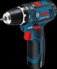 Bosch GSR 12V-15 Professional akumulatora urbjmašīna 12 V 30 Nm + 1x akumulators 2,0 Ah + L-Boxx - bez lādētāja цена и информация | Шуруповерты, дрели | 220.lv