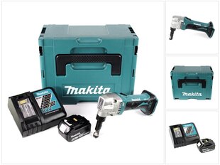 Аккумуляторные ножницы Makita DJN 161 RM1J 18V с аккумулятором и зарядным устройством цена и информация | Пилы, циркулярные станки | 220.lv