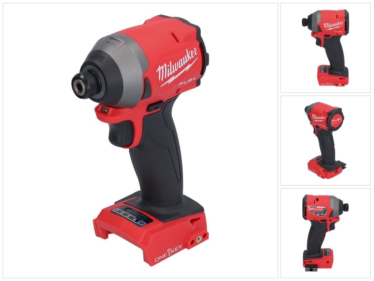 Milwaukee M18 ONEID2-0 akumulatora triecienatslēga 18 V 226 Nm 1/4" Brushless Solo - bez akumulatora, bez lādētāja cena un informācija | Skrūvgrieži, urbjmašīnas | 220.lv