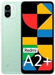 Xiaomi Redmi A2+ Dual SIM 2/32GB, Light Green cena un informācija | Mobilie telefoni | 220.lv