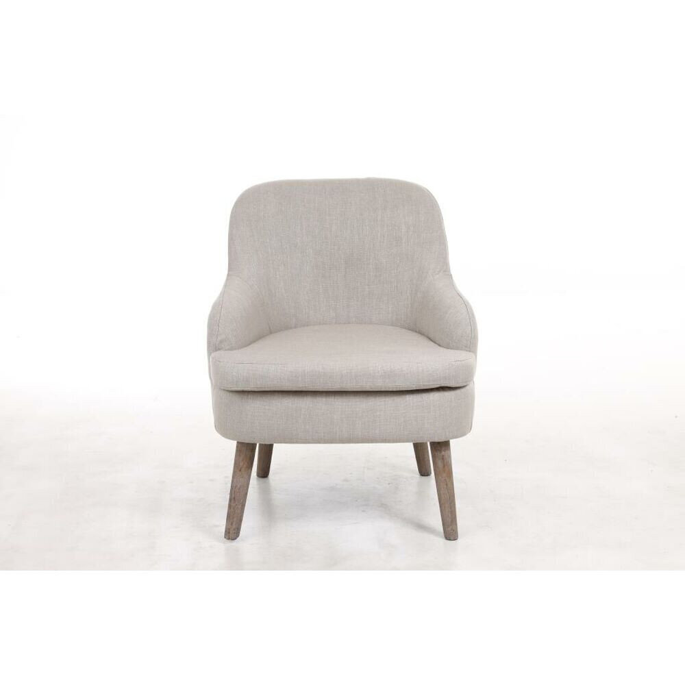 Krēsls DKD Home Decor, 61 x 46 x 75 cm, Bēšs cena un informācija | Atpūtas krēsli | 220.lv