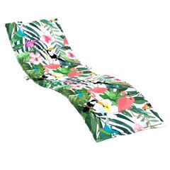 Sauļošanās krēsla matracis vidaXL, dažādu krāsu cena un informācija | Krēslu paliktņi | 220.lv