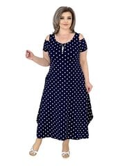 Женское летнее платье POLY MARS, синее цена и информация | Платья | 220.lv