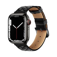 Кожаный ремешок HOCO Elegant для Apple Watch — Черный 38/40/41 mm цена и информация | Аксессуары для смарт-часов и браслетов | 220.lv