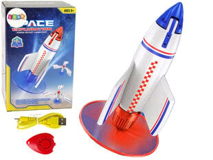 Raķešu palaidējs Lean Toys, balts cena un informācija | Attīstošās rotaļlietas | 220.lv