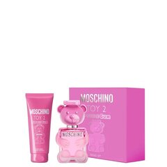 Komplekts Moschino Toy 2 Bubble Gum sievietēm: tualetes ūdens EDT 50ml + ķermeņa losjons, 100ml cena un informācija | Sieviešu smaržas | 220.lv