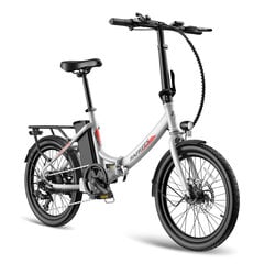Elektriskais velosipēds FAFREES F20 Light, 20", balts, 250W, 14,5Ah cena un informācija | Elektrovelosipēdi | 220.lv