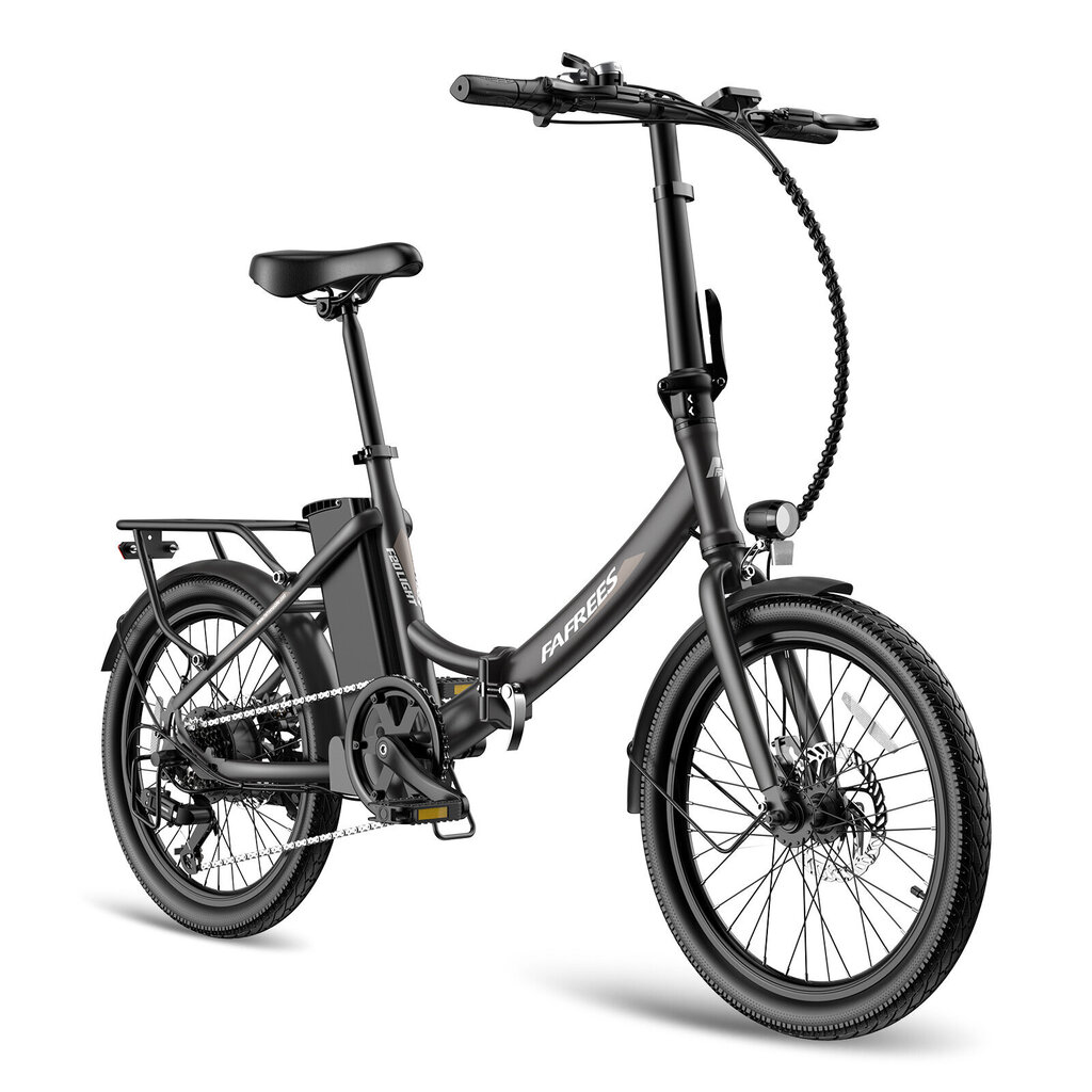 Elektriskais velosipēds FAFREES F20 Light, 20", melns, 250W, 14,5Ah cena un informācija | Elektrovelosipēdi | 220.lv