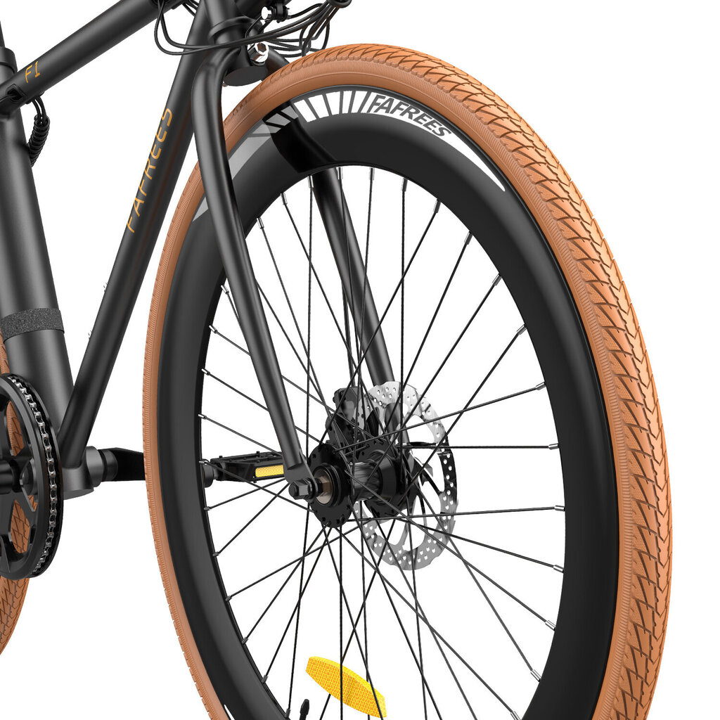 Elektriskais velosipēds FAFREES F1-38C, 27", oranžs, 250W, 8,7Ah cena un informācija | Elektrovelosipēdi | 220.lv