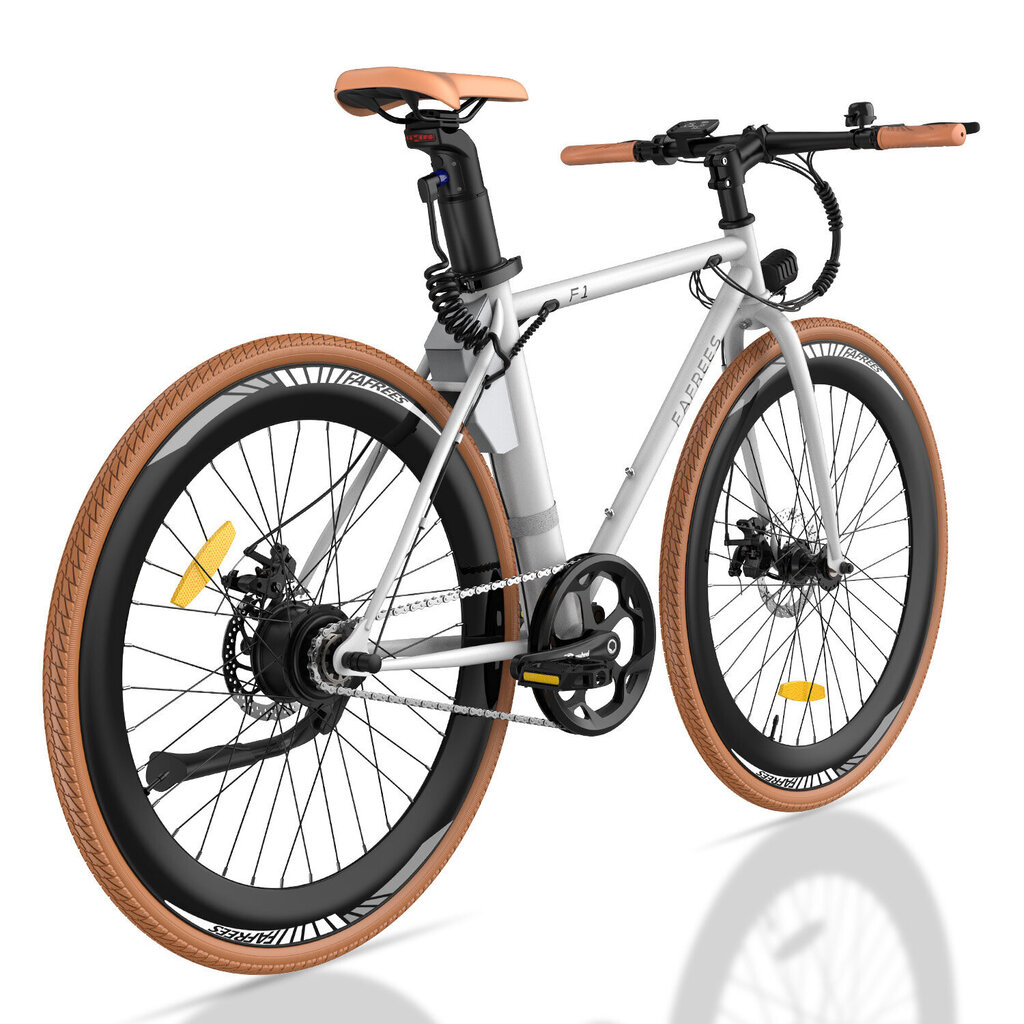 Elektriskais velosipēds FAFREES F1-38C, 27", balts, 250W, 8,7Ah cena un informācija | Elektrovelosipēdi | 220.lv