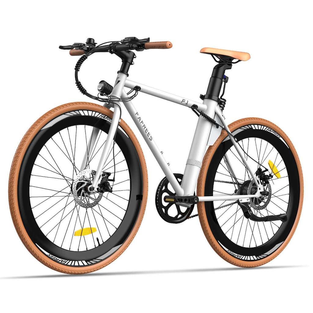 Elektriskais velosipēds FAFREES F1-38C, 27", balts, 250W, 8,7Ah cena un informācija | Elektrovelosipēdi | 220.lv