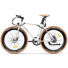 Elektriskais velosipēds FAFREES F1-38C, 27", balts, 250W, 8,7Ah cena un informācija | Elektrovelosipēdi | 220.lv