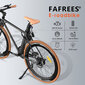 Elektriskais velosipēds FAFREES F1-38C, 27", melns, 250W, 8,7Ah cena un informācija | Elektrovelosipēdi | 220.lv