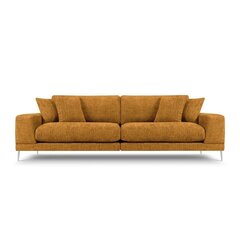 Četrvietīgs dīvāns Jog, 286x122x90 cm, dzeltens cena un informācija | Dīvāni | 220.lv