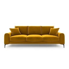 Четырехместный диван Velvet Larnite, 237x102x90 см, цвет желтый цена и информация | Диваны | 220.lv