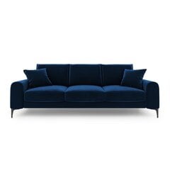 Četrvietīgs dīvāns Velvet Larnite, 237x102x90 cm, tumši zilas krāsas cena un informācija | Dīvāni | 220.lv