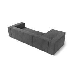 Četrvietīgs kreisās puses stūra dīvāns Agawa, 290x173x68 cm, pelēks cena un informācija | Stūra dīvāni | 220.lv