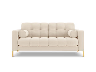 Dīvāns Cosmopolitan Design Bali 2S, gaišas smilškrāsas/zeltainas krāsas cena un informācija | Dīvāni | 220.lv