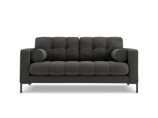 Dīvāns Cosmopolitan Design Bali 2S, tumši pelēks/melns cena un informācija | Dīvāni | 220.lv