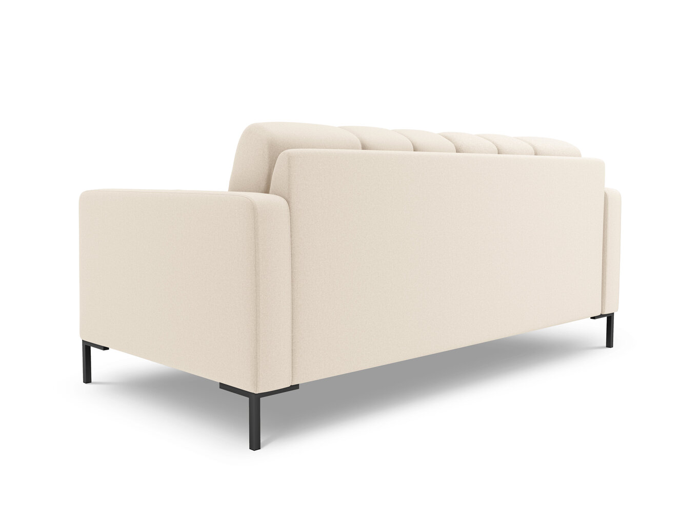 Dīvāns Cosmopolitan Design Bali 3S, gaišas smilškrāsas/melns cena un informācija | Dīvāni | 220.lv