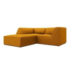 Dīvāns Micadoni Ruby, 186x180x69 cm, dzeltens cena un informācija | Dīvāni | 220.lv