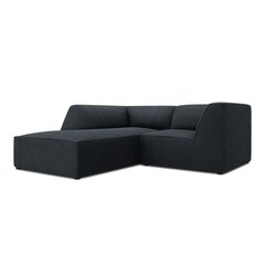 Dīvāns Micadoni Ruby, 186x180x69 cm, melns цена и информация | Диваны | 220.lv