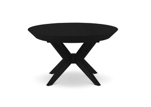 Стол Micadoni Virginia, 120/220x120x76 см, черный цвет цена и информация | Кухонные и обеденные столы | 220.lv