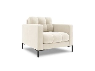 Krēsls Cosmopolitan Design Bali 1S-V, gaišas smilškrāsas/melns цена и информация | Кресла в гостиную | 220.lv