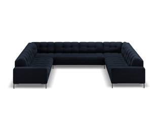 Stūra dīvāns Cosmopolitan Design Bali 9S-VU, tumši zils/melns cena un informācija | Stūra dīvāni | 220.lv