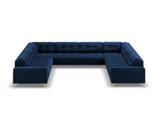 Stūra dīvāns Cosmopolitan Design Bali 9S-VU, zils/zeltainas krāsas cena un informācija | Stūra dīvāni | 220.lv