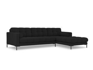 Stūra dīvāns Cosmopolitan Design Bali R 5S, melns cena un informācija | Stūra dīvāni | 220.lv