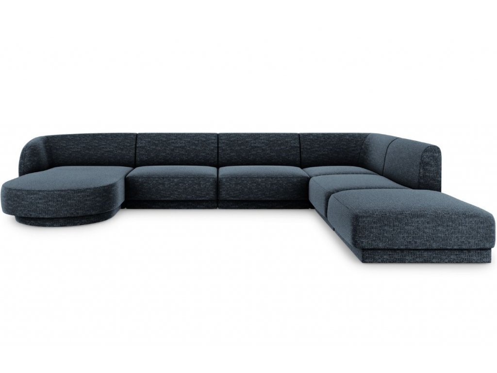 Stūra dīvāns Micadoni Home Miley, zils цена и информация | Stūra dīvāni | 220.lv
