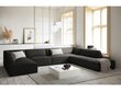 Stūra dīvāns Micadoni Home Ruby, brūns cena un informācija | Stūra dīvāni | 220.lv