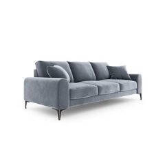 Трехместный диван Velvet Larnite, 222x102x90 см, светло-синий цвет цена и информация | Диваны | 220.lv