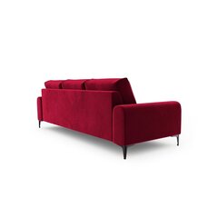 Трехместный диван Velvet Larnite, 222x102x90 см, цвет красный цена и информация | Диваны | 220.lv