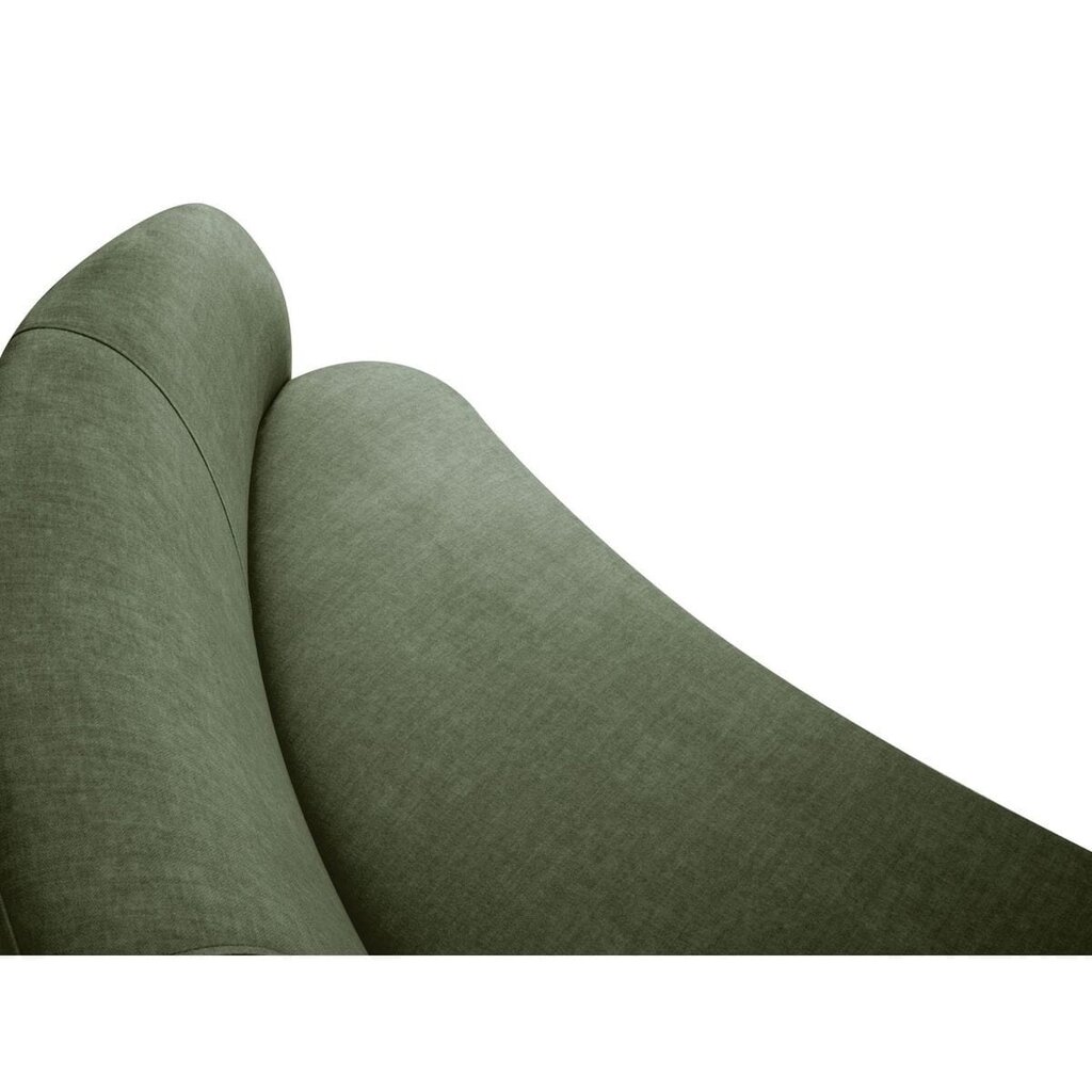 Trīsvietīgs dīvāns pa kreisi Alice, zaļš цена и информация | Dīvāni | 220.lv