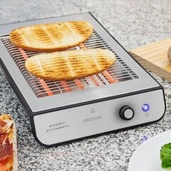 Тостер Cecotec Turbo EasyToast 900W Нержавеющая сталь 900 W цена и информация | Тостеры для еды | 220.lv