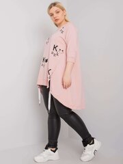 Женская светло-розовая блузка больших размеров цена и информация | Туники | 220.lv