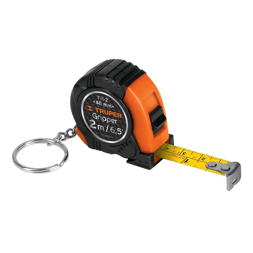 Mērlente ar atslēgu piekariņu 2mx13mm Truper® цена и информация | Rokas instrumenti | 220.lv