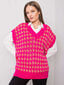 Džemperis, fluo rozā цена и информация | Sieviešu vestes | 220.lv