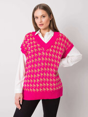 Džemperis, fluo rozā cena un informācija | Sieviešu vestes | 220.lv