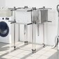 vidaXL veļas žāvētājs, 107x107x120 cm, alumīnijs cena un informācija | Veļas žāvēšana | 220.lv