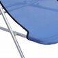 2 pludmales krēslu komplekts vidaXL, zils цена и информация | Sauļošanās krēsli | 220.lv