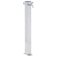 vidaXL dārza ūdens kolonna, 40 cm, nerūsējošais tērauds, kvadrāta цена и информация | Оборудование для полива | 220.lv