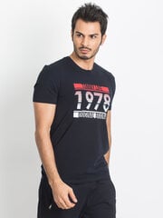 T-krekls vīriešiem Tommy Life, tumši zils цена и информация | Мужские футболки | 220.lv