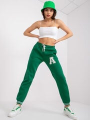 Женские спортивные штаны, темно-зеленые  цена и информация | Спортивная одежда для женщин | 220.lv